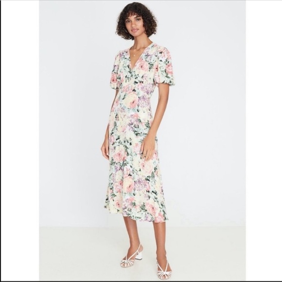 NWOT Faithfull The Brand | Marie Louise Midi Dress size M - Picture 5 of 15